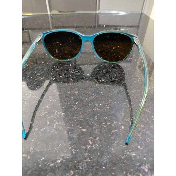 Maui Jim Tortoise Shell Frame Sunglasses with Teal Temples and Dark Lenses main image 13